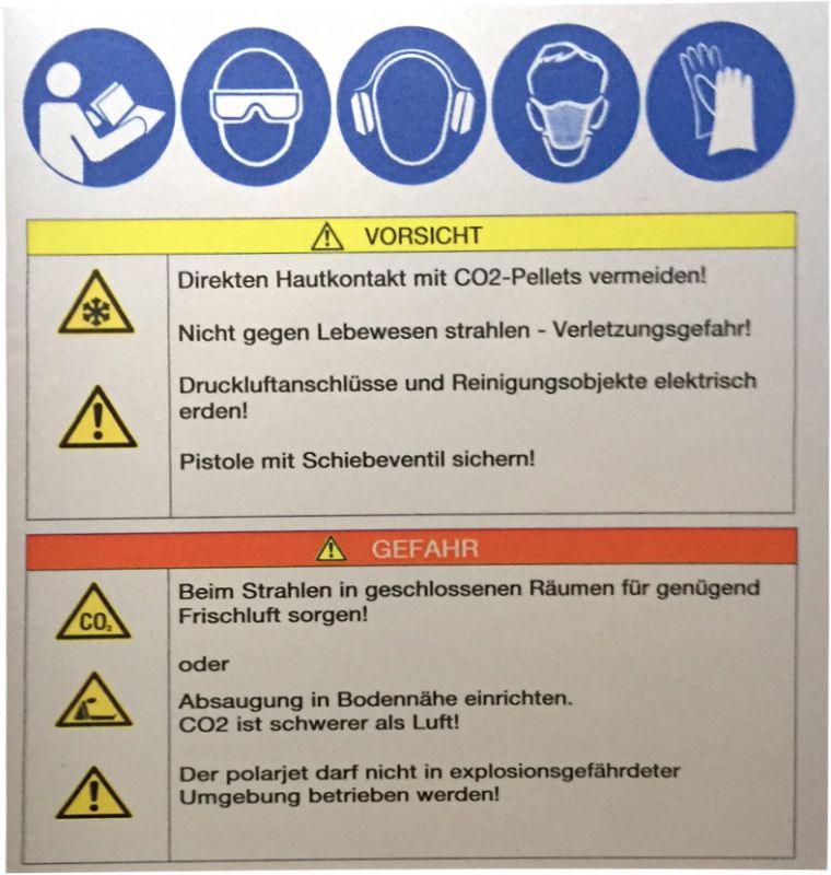 polarjet: Safety is important - dry ice cleaning
